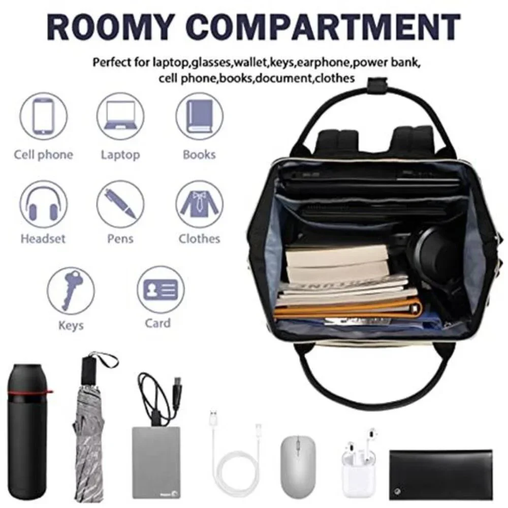 Women's Laptop Backpack Bag, 17 Inch